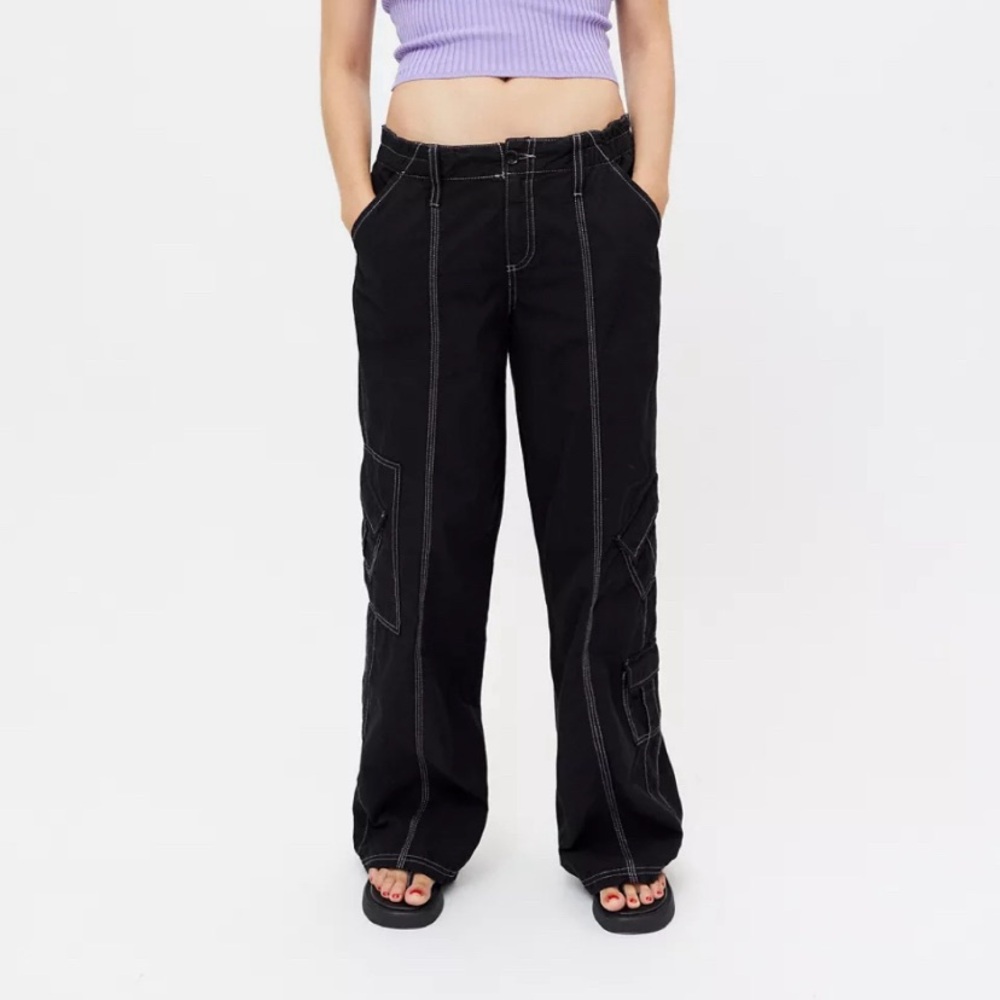 BDG black lightweight cargo pants